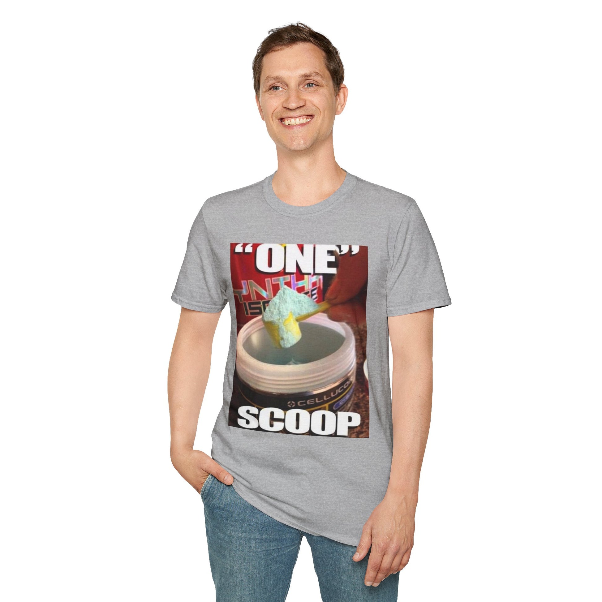 One Scoop Unisex Softstyle T-Shirt - Perfect Gift for Father's Day