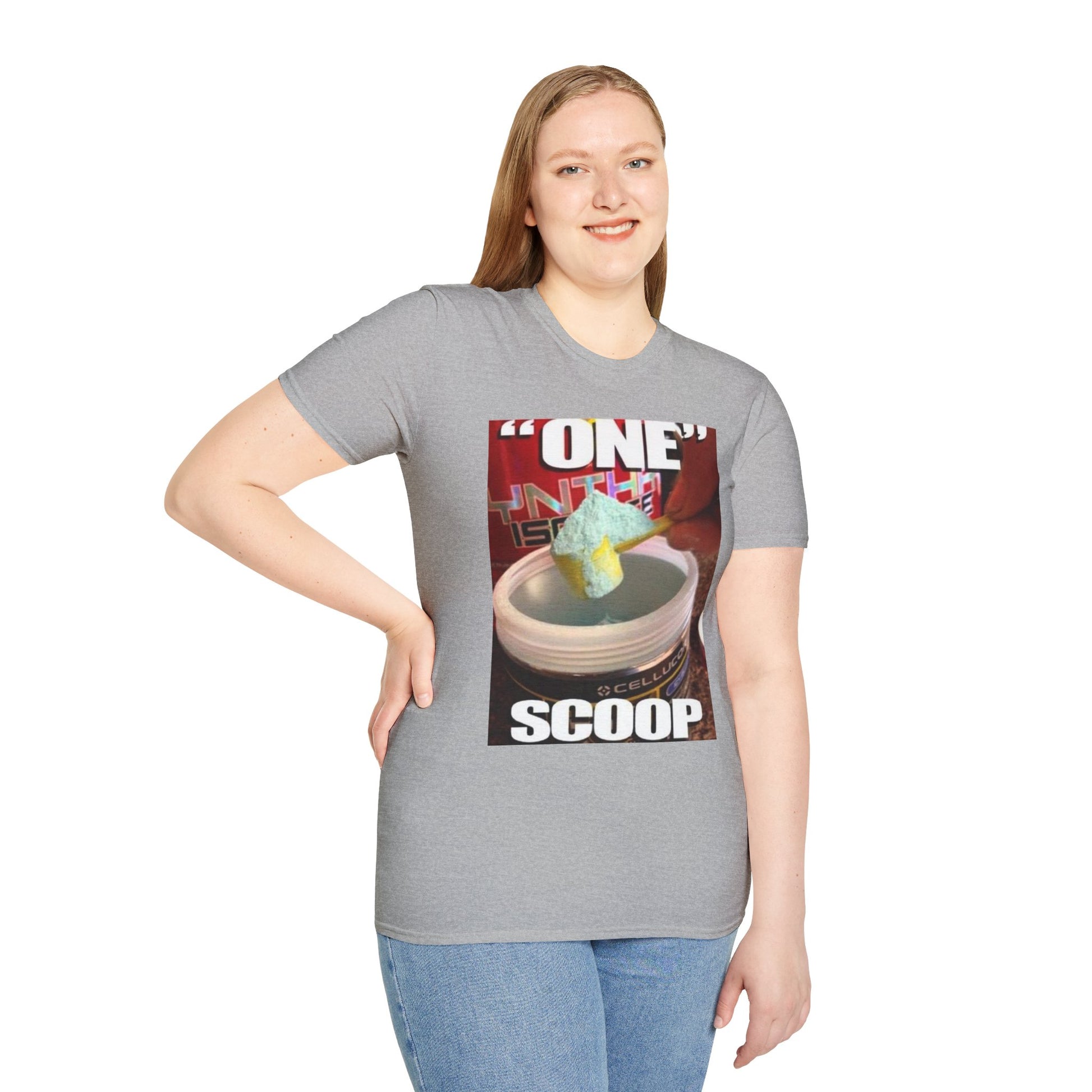 One Scoop Unisex Softstyle T-Shirt - Perfect Gift for Father's Day